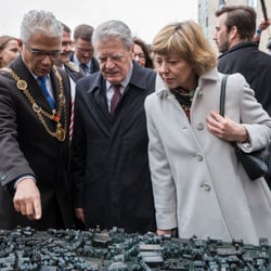 Besuch in Bonn: Bundespräsident Joachim Gauck 2017