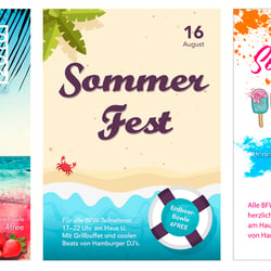 Sommerfest Plakat