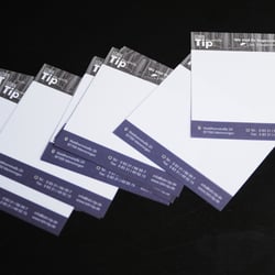 Notizzettel für Mitarbeiter und Kunden