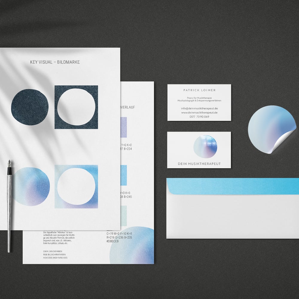 Corporate Design für „Dein Musiktherapeut“