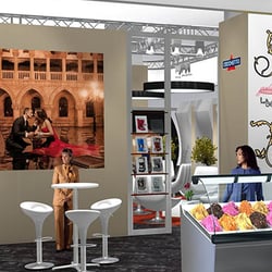 Cecchetto Import AG Lavazza Kaffeelounge an der Igeho Basel