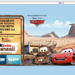 FLASH WEBSITE – Disney Pixar’s CARS