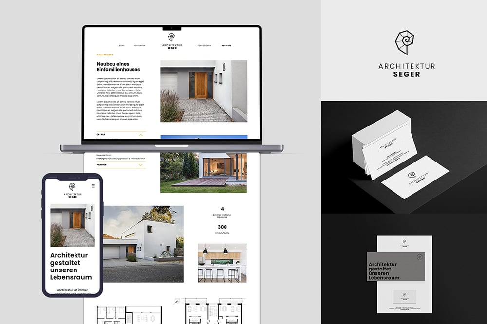 Architektur Seger – Rebranding & Website