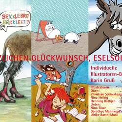 Glückwunschanzeige für Zeitschrift Eselsohr