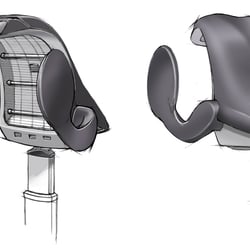 Illustration / Olymp Prototyping sketch Future-Weiss