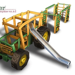 3d Projekt – Klettertraktor mit Klettergerüst