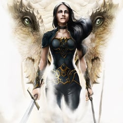 Die Drachenkämpferin (Originalillustration), Heyne Verlag
