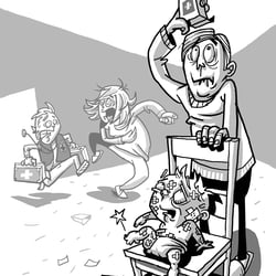 Buch-Illustration „Elterngeheimnisse“, 1
