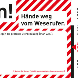 Umfrage-Postkarte
