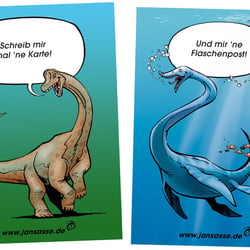Dino Postkarten