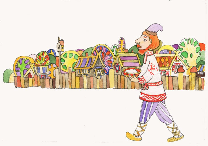Illustrationen zumMärchenbuch „Der Tausch“
