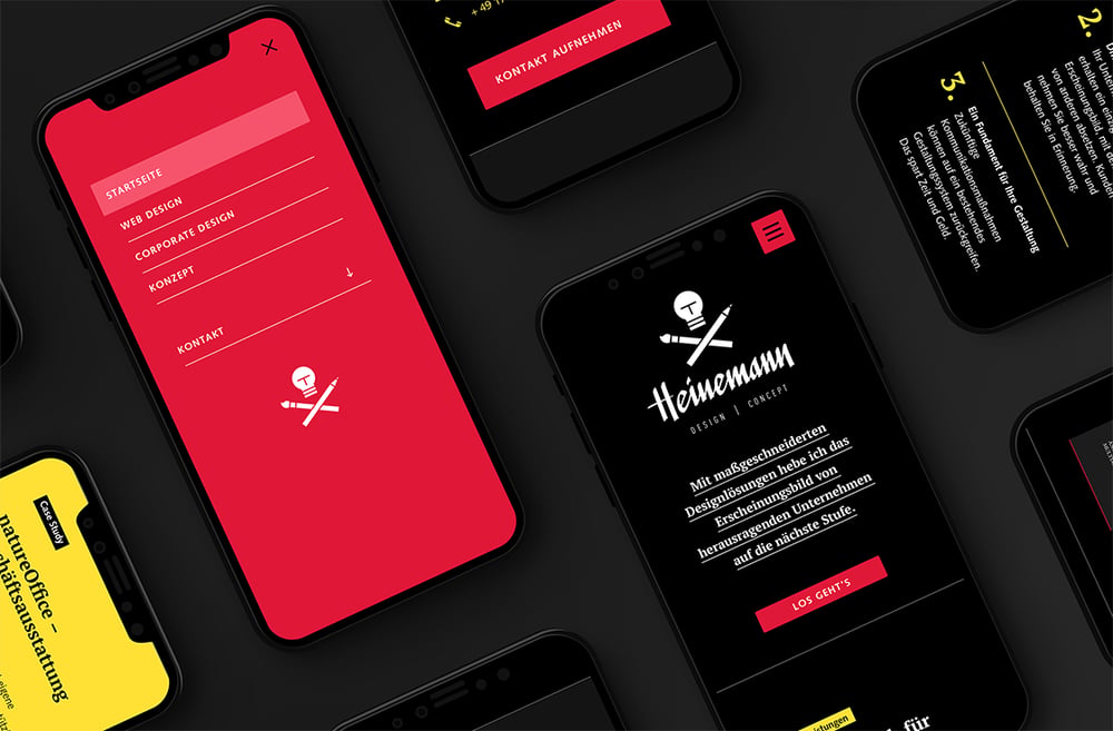 heinemann.design – mobile
