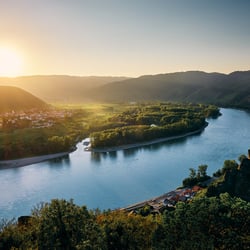 Sonnenuntergang Wachau