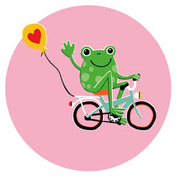 Maskottchen Frosch