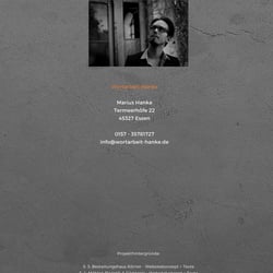 Wortarbeit Hanke – Portfolio