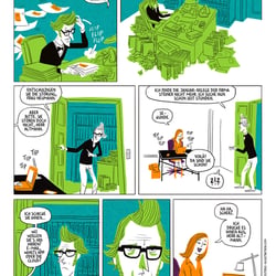 Comic für die Rückseite des DATEV Magazins – 01