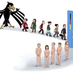 Karikatur zu »Elena«