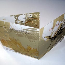 Siebdruck auf Papier