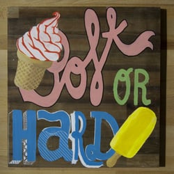 Acryl auf Holz