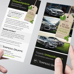 Crossmediale Werbekampagne für Mercedes-Benz-Modelle.