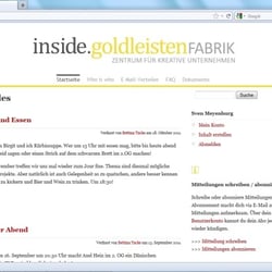 Die Startseite nach dem Login: Aktuelles im Blick