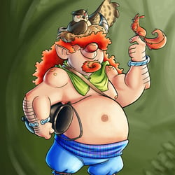 Kinderbuch-Illustration: Dagda (Redesign)