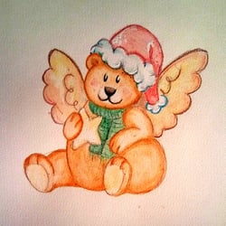 Engelbär (Aquarellmalerei)