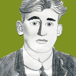 männliches Portrait aus den 1920er Jahren