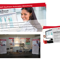Werbemittel für Messestand