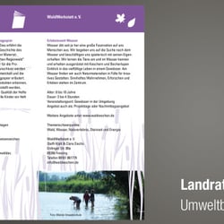 Broschüre zur Umweltbildung von Jugendlichen