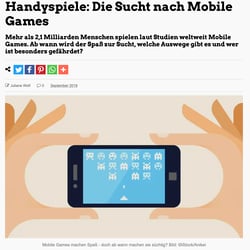 Handyspiele: Die Sucht nach Mobile Games