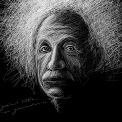 Portrait Einstein