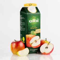Albi Apfelsaft Naturtrüb – Konzeptfotografie