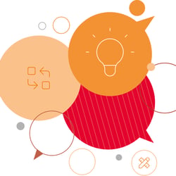 Broschüren-Illustration Bildungsmanagement