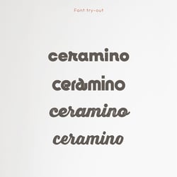 Font Try-out