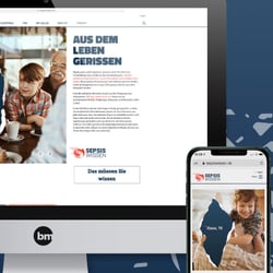 09 Agentur bloominds SepsisWissen Plakat Website