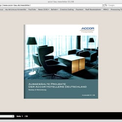 Accor Hospitality Newsletter – Seitenbeispiel