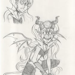 Illustration meines eigenen Charakters Marilynn