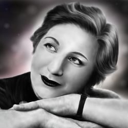 Portrait eines alten Familienfotos; entstanden durch Krita