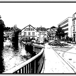 sw Strich-Grafiik