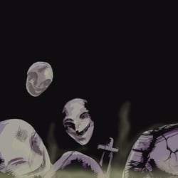 evil faces