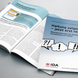 Broschüre für IDA e.V. Düsseldorf