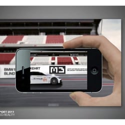 BMW – Idee für ein Augmented Reality Werbemittel zur Rückkehr von BMW in die DTM (nicht veröffentlicht)