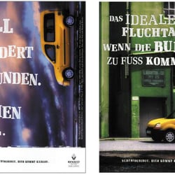 Klassische Werbung –  Art Direction /  Agentur: Publicis – Kunde: Renault