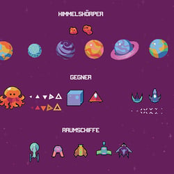 Elemente für Space App