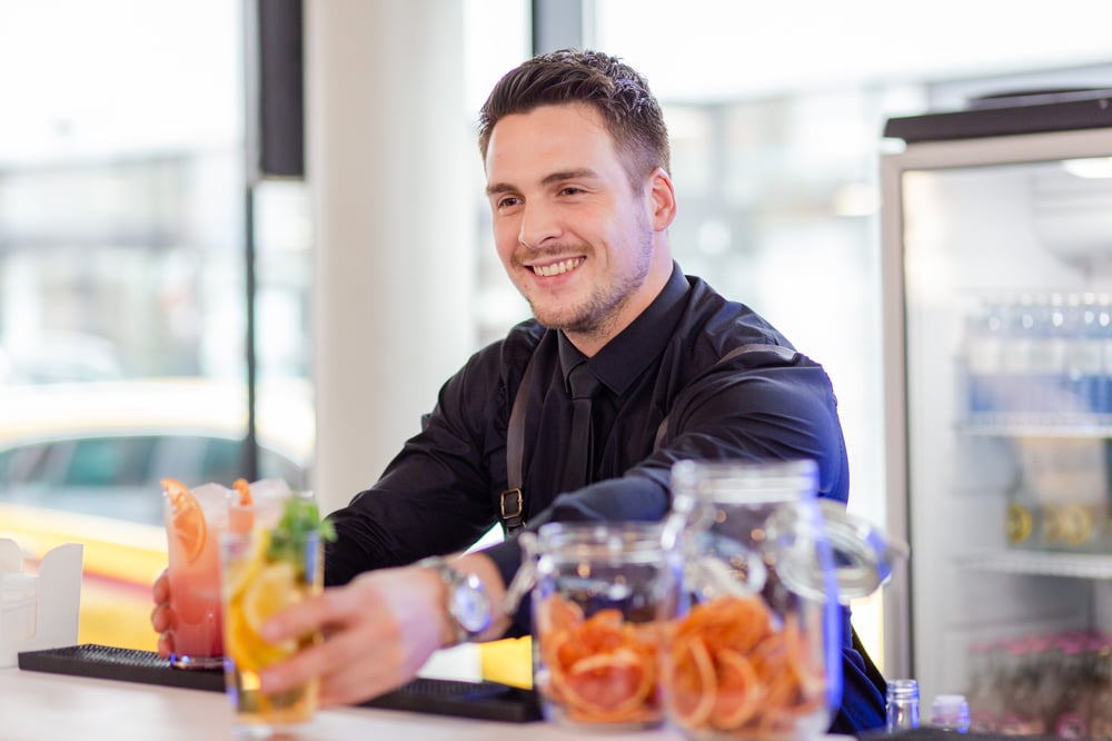 Barcatering im Autohaus Berlin