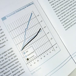 Imagebroschüre, Detail Infografik