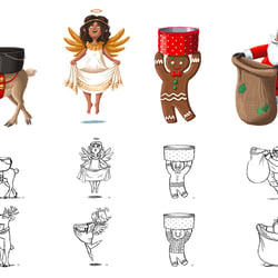 Character-Design für ein Weihnachts-Online-Spiel von svt