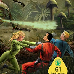 Comic-Cover Illustration „Nick der Weltraumpionier“