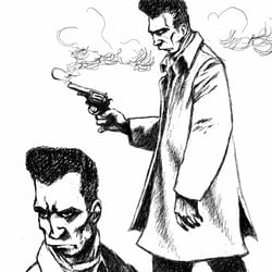 Son of the gun | character study | digital drawing